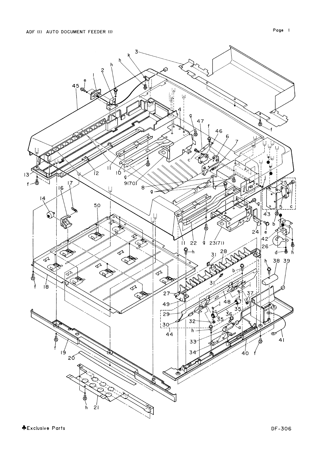 Konica-Minolta Options DF-306 Parts Manual-2